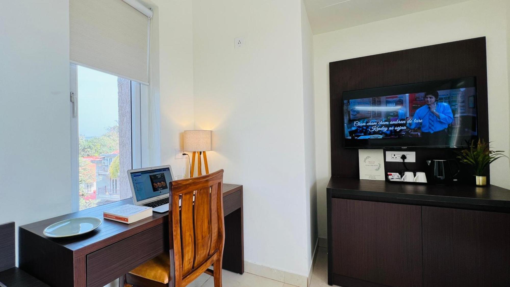 אנג'ונה Bluo Amani Vagator - Boutique Hotel Goa חדר תמונה